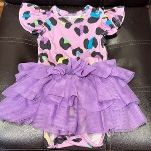 Posh Peanut Purple and Pink Kids Dress